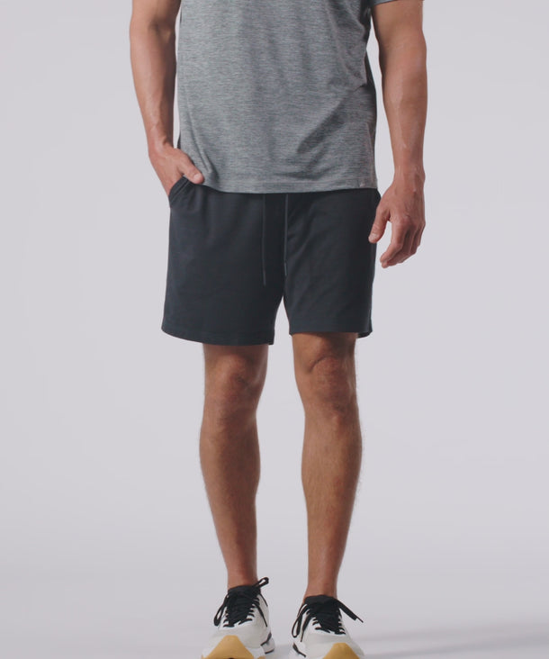 American Dream Clubhouse Men's Adapt Active Short (Carbon)