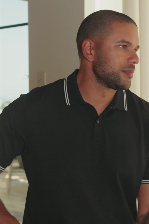 American Dream Clubhouse Men's Heritage Polo (STONE).